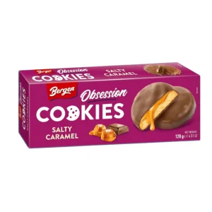BERGEN OBSESSION COOKIES SALTY CARAMEL 18 X 128G