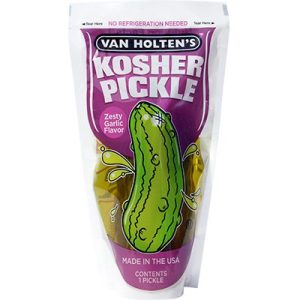 Van Holten's Jumbo Pickle Zesty Garlic (Kosher) 12/pc