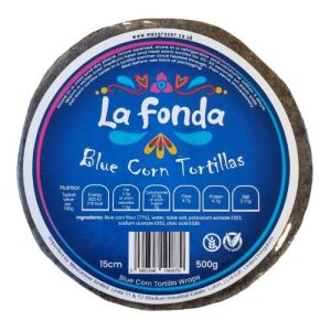 LA FONDA TORTILLA BLUE TRADICIONAL 20 X 500G (15CM) CASE