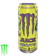 MONSTER ENERGY VOODOO GRAPE 24 X 473ML