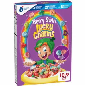 LUCKY CHARMS GRANEN BERRY SWIRL 12 X 310 G
