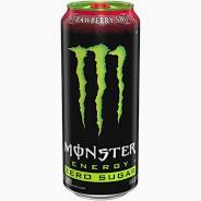 MONSTER STRAWBERRY SHOT ZERO SUGAR 24 X 473ML